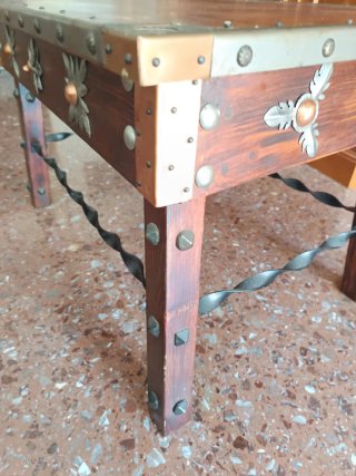 Baúl Arca con Mesa Decorativa