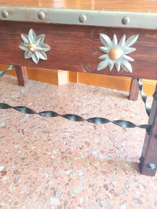 Baúl Arca con Mesa Decorativa