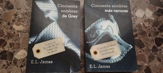 Dos primeros libros de Cincuenta Sombras de Grey