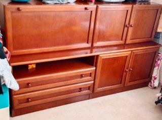 Mueble de salón de madera