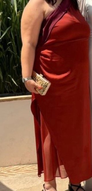 Vestido Lady Pipa Rojo y Morado