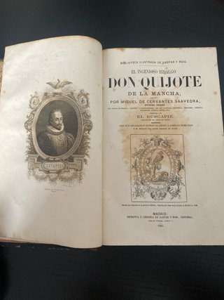 Don Quijote de La Mancha, edición 1865