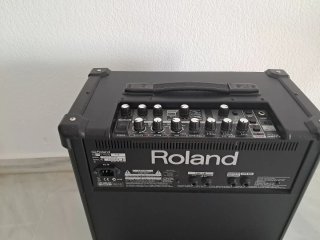 Amplificador Guitarra Roland Cube 80GX + Pedalera