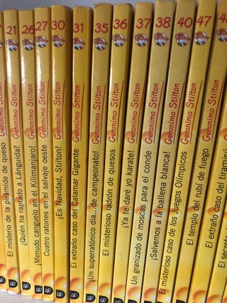 Lote 38 libros finos de Geronimo Stilton