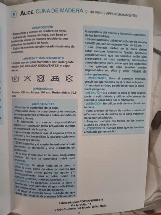 Cuna Giordani Alice + Complementos