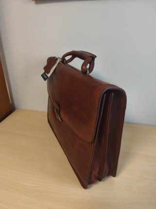 Maletín Piel Guy Laroche Marrón