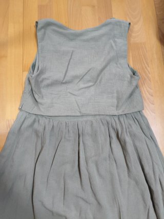 Vestido efecto chaleco espejos talla L Stradivariu