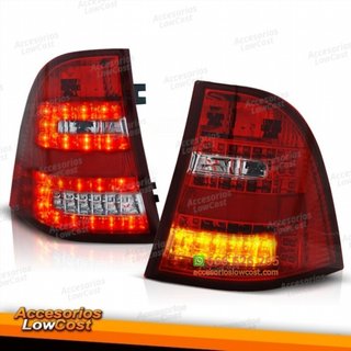Faros traseros rojos para Mercedes Clase M W163 9