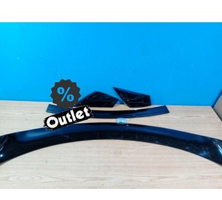 NM ALERON SPOILER FORD MUSTANG 15-23 LOOK GT350 R NEGRO BR