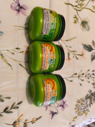 3 Mascarillas Garnier Fructis Hair Bomb