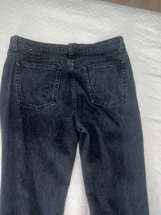 Pantalón vaquero negro Mango Talla 40