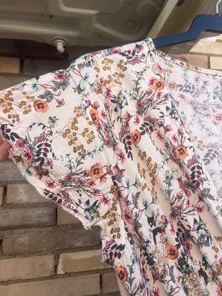 Vestido corto NUEVO con estampado de flores