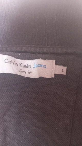 Polo Calvin Klein Jeans Negro Hombre Talla L | Man