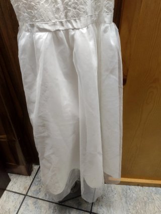 VESTIDO PRINCESA BLANCO ENCAJE