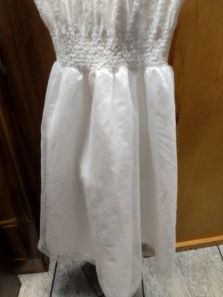 VESTIDO PRINCESA BLANCO ENCAJE