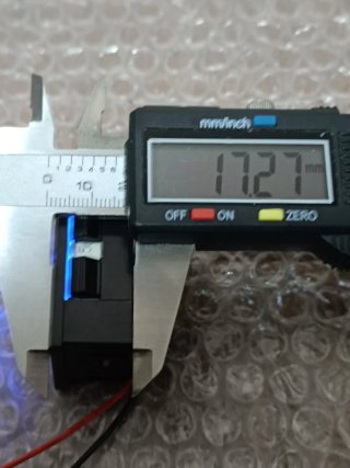 Voltmetro Digitale Display Blu