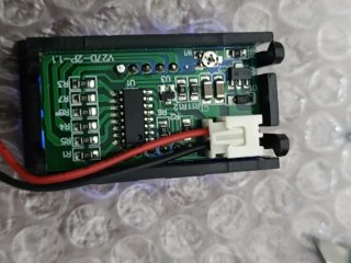 Voltmetro Digitale Display Blu