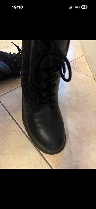 Stivaletto donna nero con zip Cult