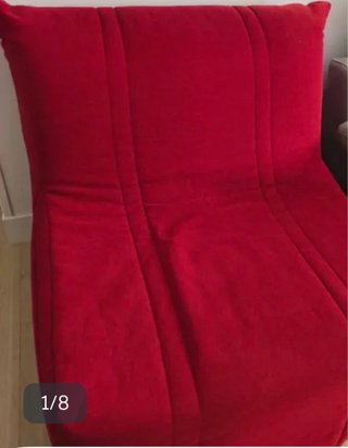 Sofá Cama Lyckselle Ikea Rojo
