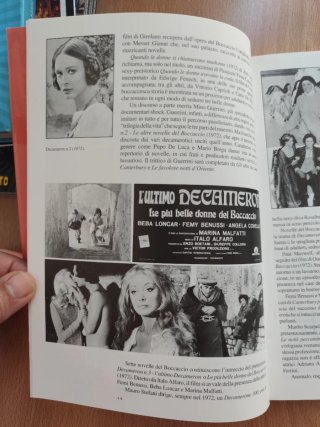 Revista libro Malizie perverse cine erótico italia