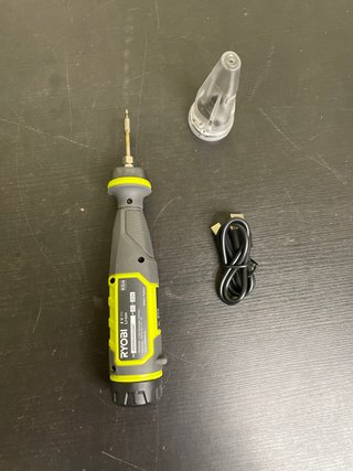 Soldador de litio USB RYOBI RSI4-120G de 480°