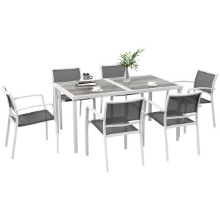 Juego Comedor Jardín 7 Piezas