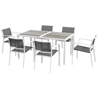 Juego Comedor Jardín 7 Piezas