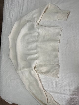 Elegante cárdigan blanco talla S/M