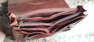 Maletín Cartera de cuero vintage hecho a mano