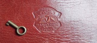 Maletín Cartera de cuero vintage hecho a mano