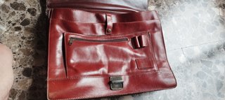 Maletín Cartera de cuero vintage hecho a mano