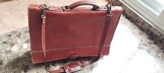 Maletín Cartera de cuero vintage hecho a mano