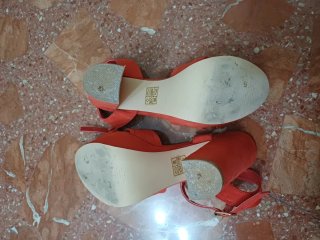 Tacones Maripaz Rojos Plataforma