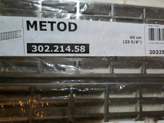 Rejilla de zocalo Metod IKEA 60cm