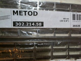 Rejilla de zocalo Metod IKEA 60cm