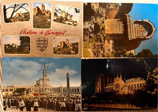 Lote Postales Antiguas Viajeras