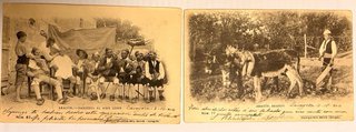 Lote Postales Antiguas Viajeras