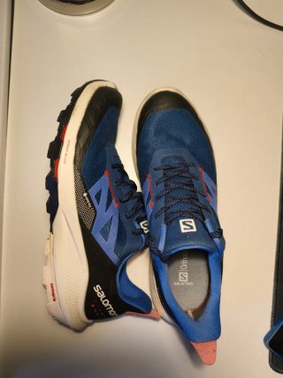 Zapatillas Salomon Azul/Rojo