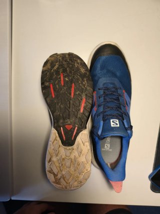 Zapatillas Salomon Azul/Rojo