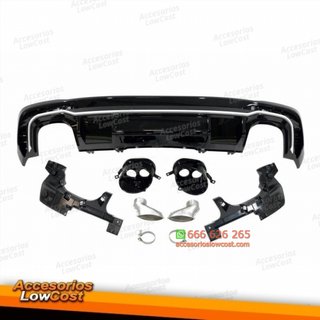 Difusor Trasero Audi A4 2020+ Look RS4
