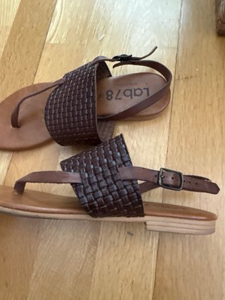 Sandalias de cuero Lab78 Made in Italy