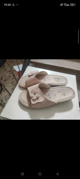 Ciabatte B&G Shoes beige Tg 38