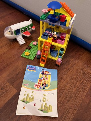 Casa Peppa Pig Bloques Duplo + Avión