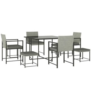 Conjunto Jardín Ratán 9 Piezas