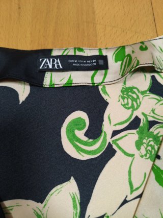 Vestido MIDI Zara Talla M Estampado Floral