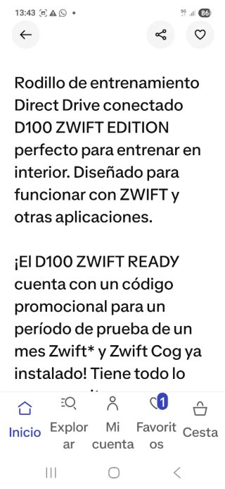Rodillo Inteligente D100 Van Rysel