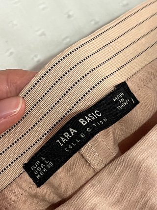 Pantalón corto talla L color durazno
