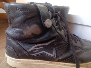 Botas Moto Alpinestars Cuero Marrón, 42