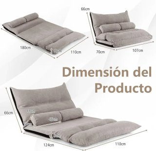 Sofá Cama Plegable Suelo London Textile