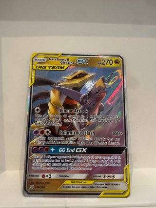 Garchomp & Giratina GX TAG TEAM Ingles